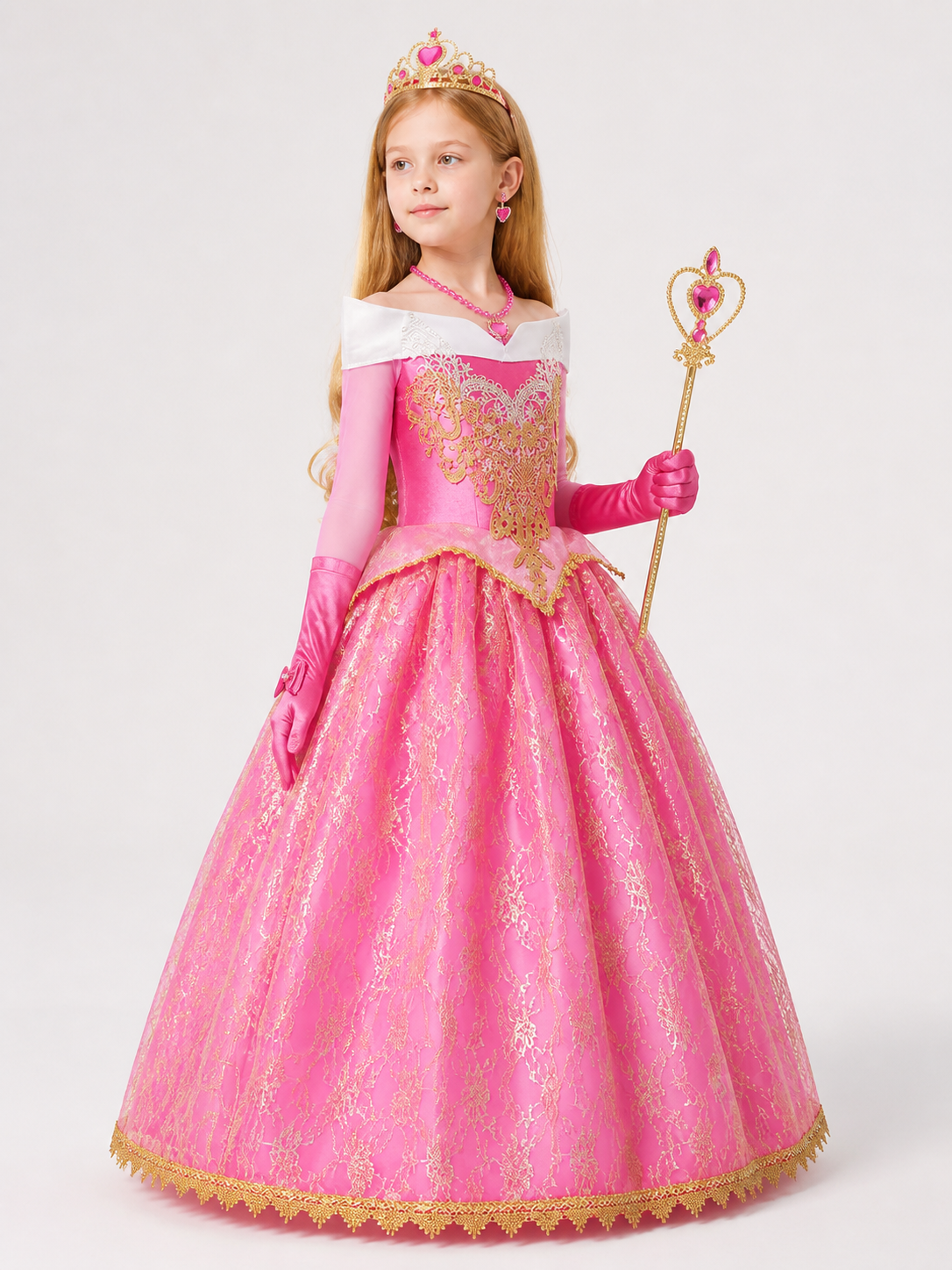 Princess Costume for Halloween and Cosplay side view