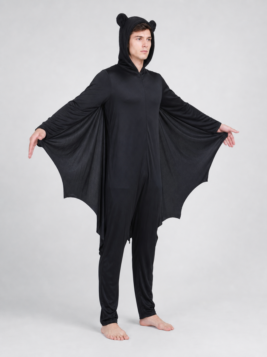 Hooded Bat Costume side view 4