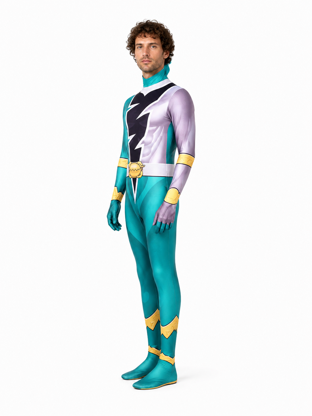 Cosplay Hooded Jumpsuit Costume with Mask