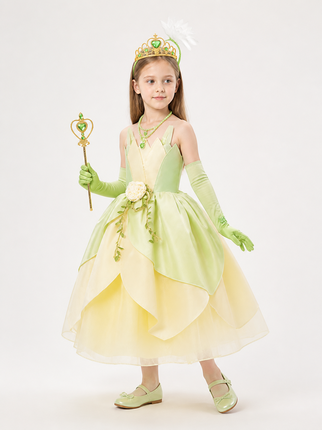 Green Princess Costume for Cosplay