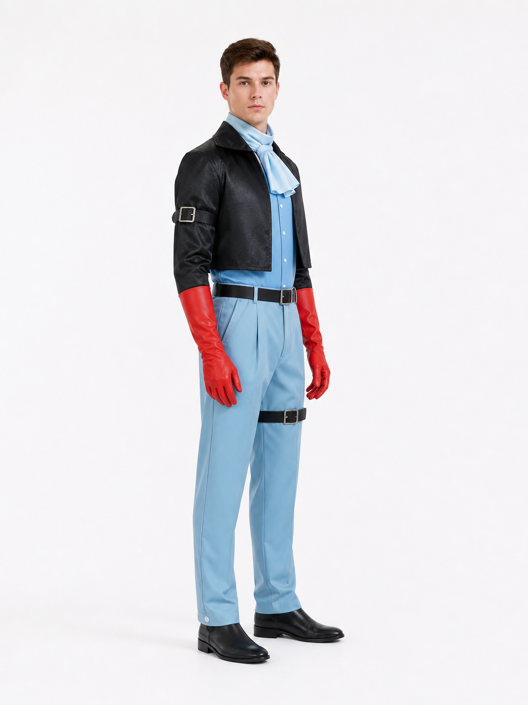 Sabo Cosplay Costume from One Piece with Accessories side view