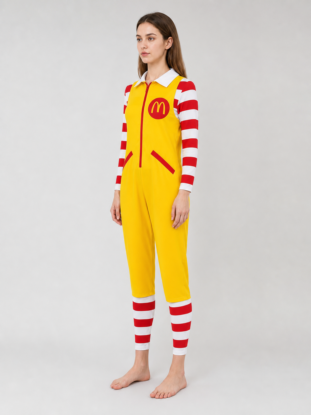McDonald's Clown Costume: Yellow Jumpsuit