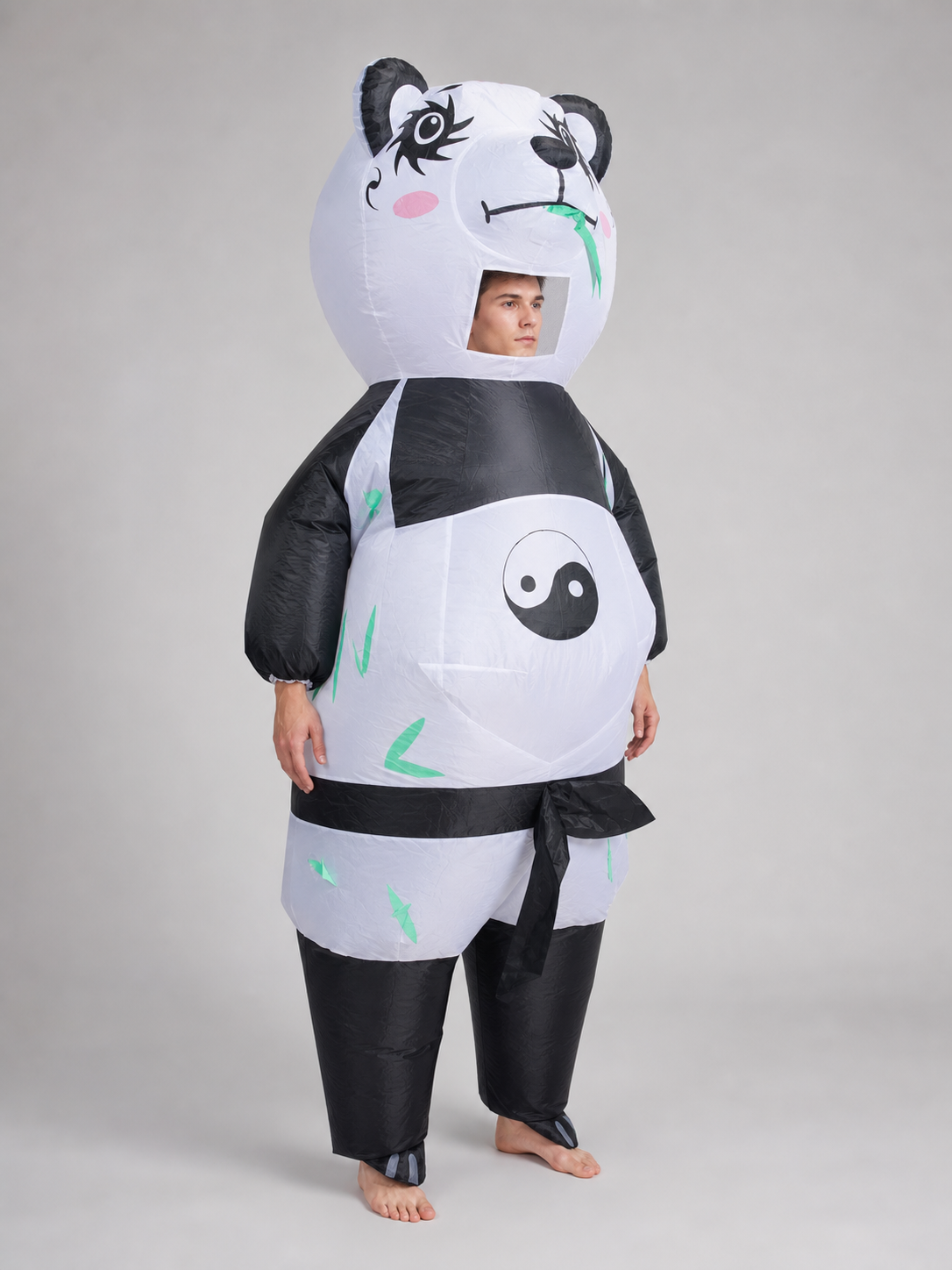 Inflatable panda costume for parties and performances