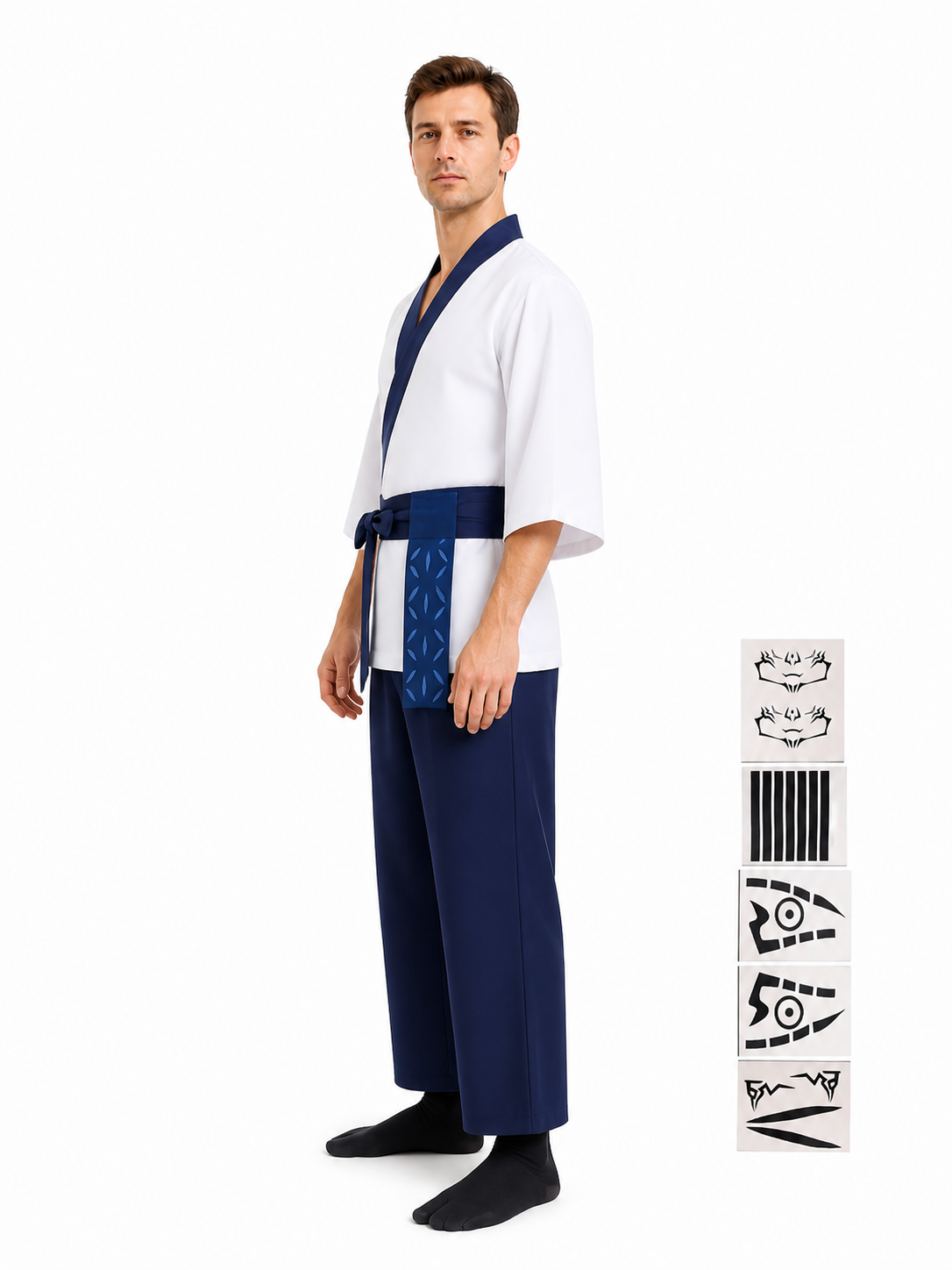 Sukuna Cosplay Costume from the Anime Jujutsu Kaisen side view