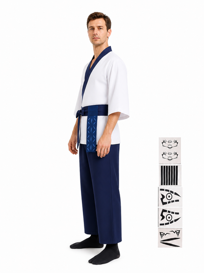 Sukuna Cosplay Costume from the Anime Jujutsu Kaisen side view