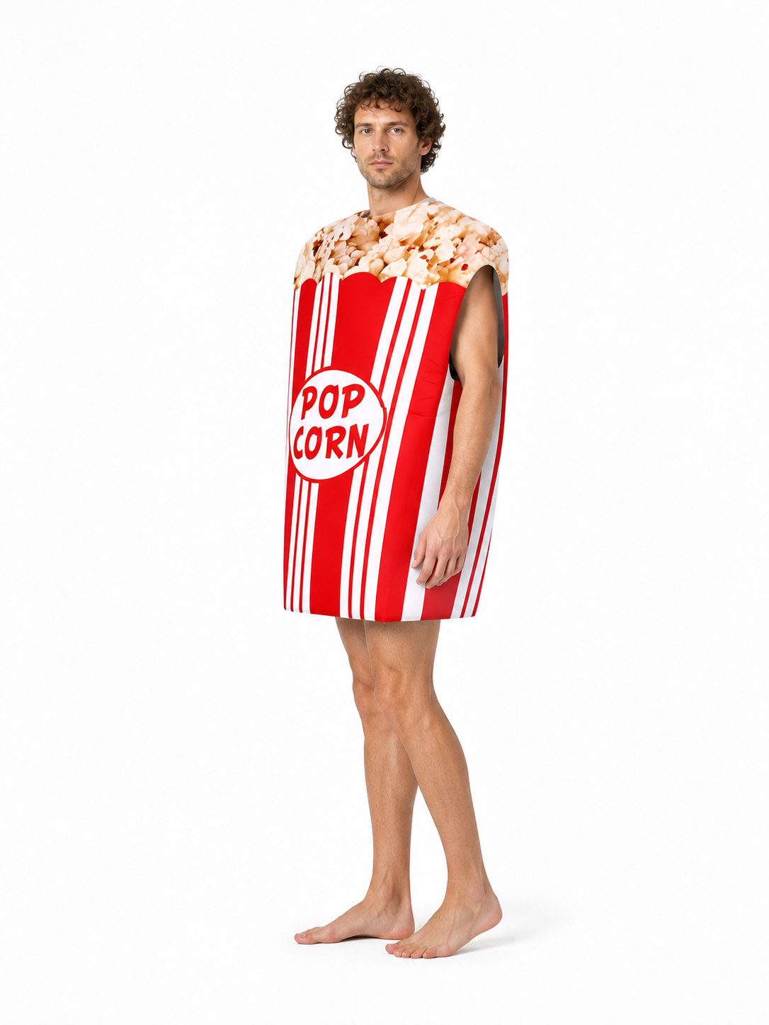 Voluminous Sleeveless Popcorn Costume