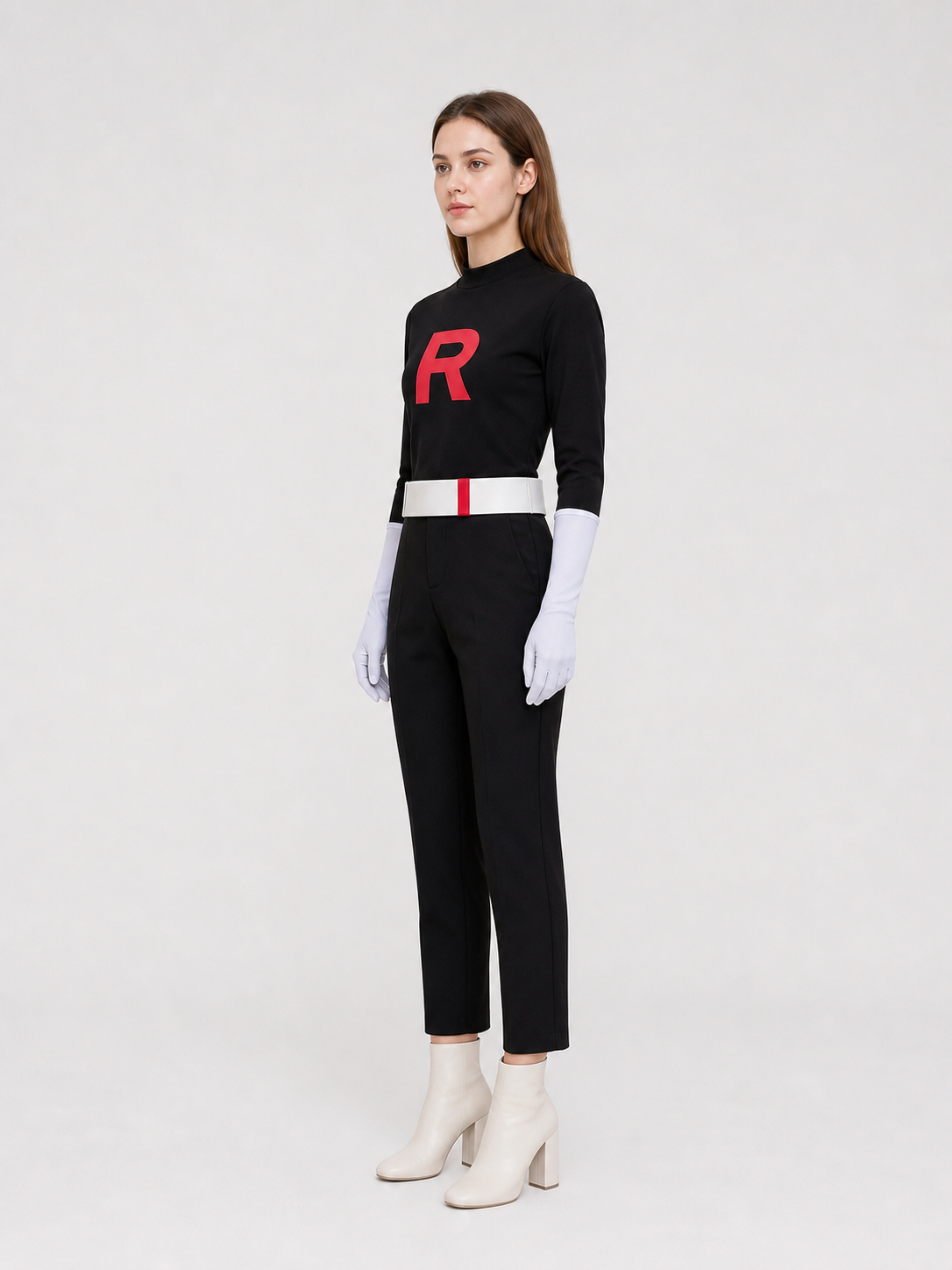 Pokémon Cosplay Costume: Top, Pants, Belt, Gloves