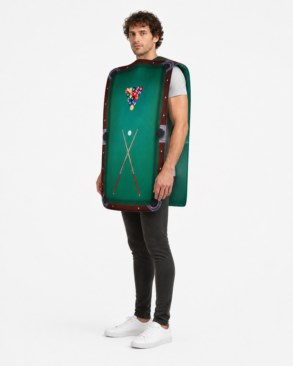 SpongeBob One-Piece Costume with a Dimensional Shape side view