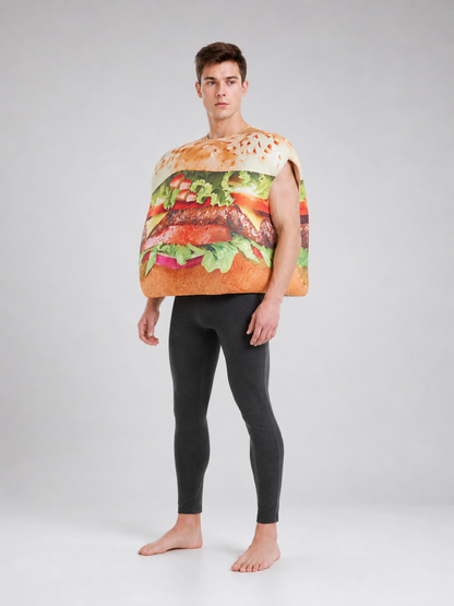 Hamburger Costume for Halloween, Parties, and Stage Performances