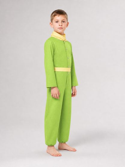 The Little Prince Green Cosplay Costume with Scarf