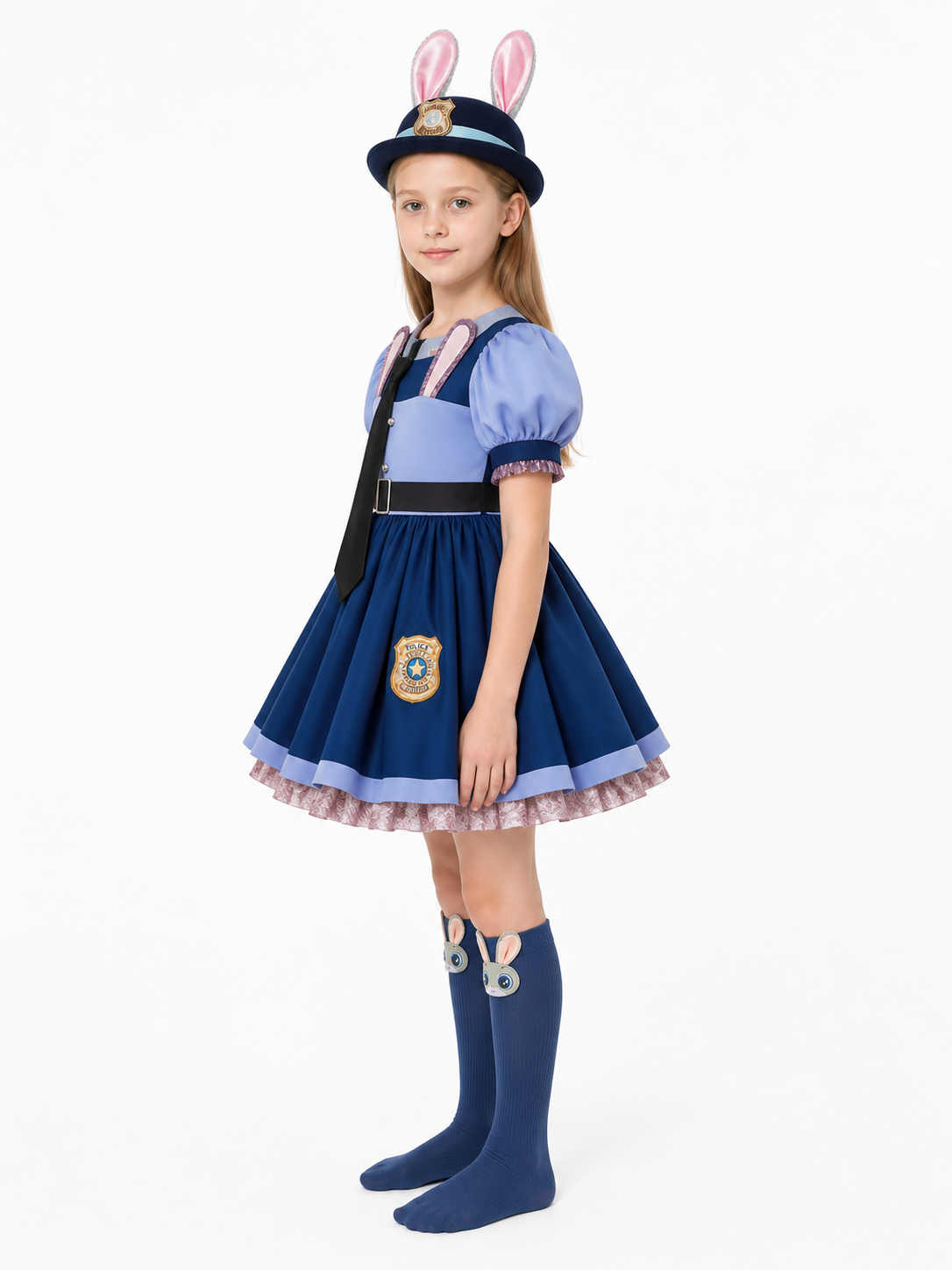 Judy Hopps Kids’ Police Officer Rabbit Costume side view