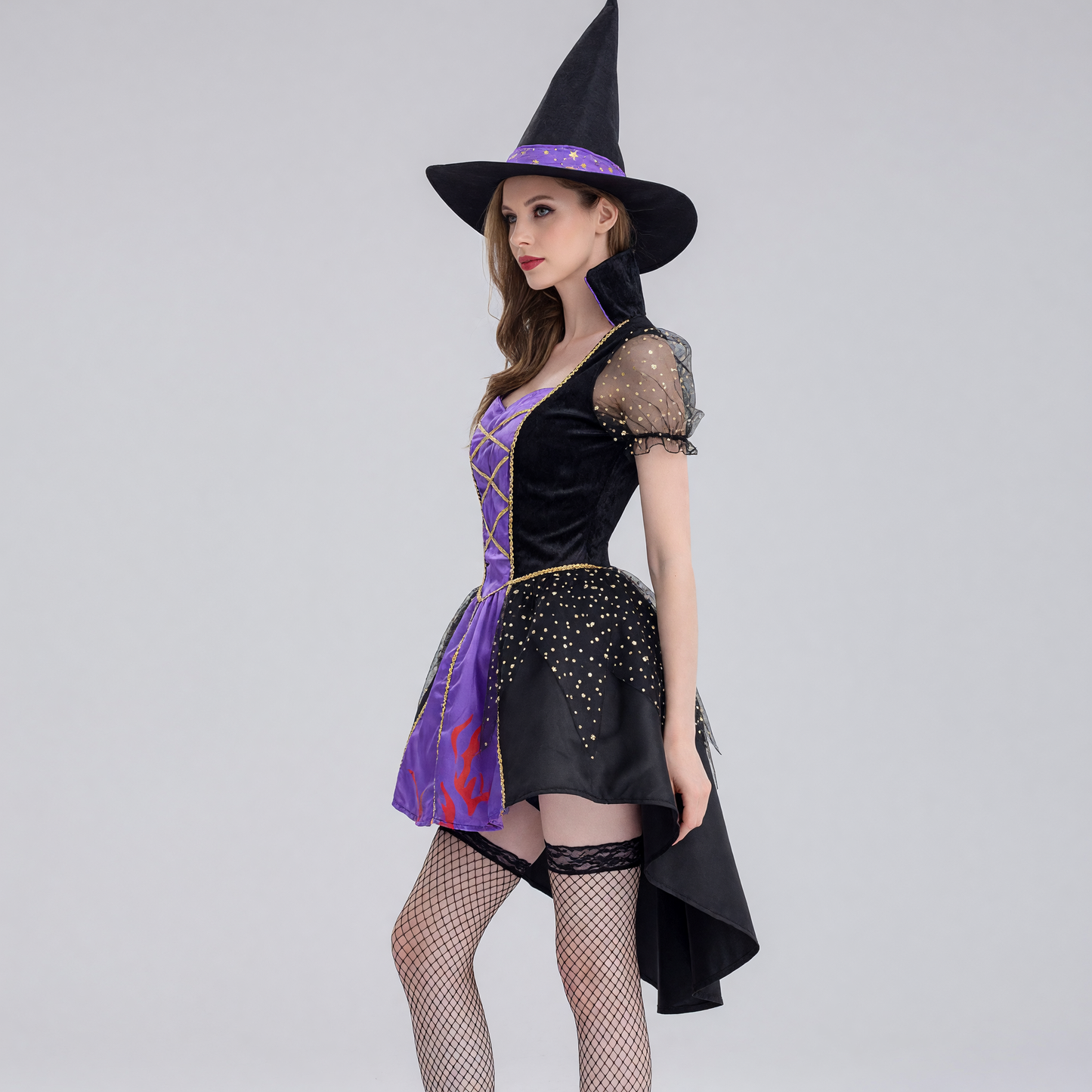 Carnival Costume: Dress and Pointed Hat