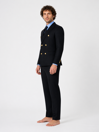 Wano-Style Sanji Cosplay Costume with Shirt and Tie side view