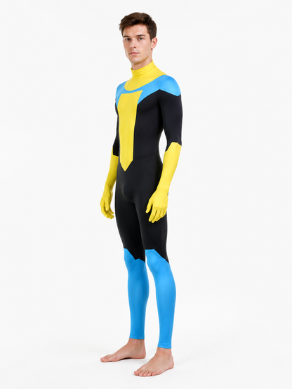 Omni-Man Cosplay Suit, Hooded Jumpsuit