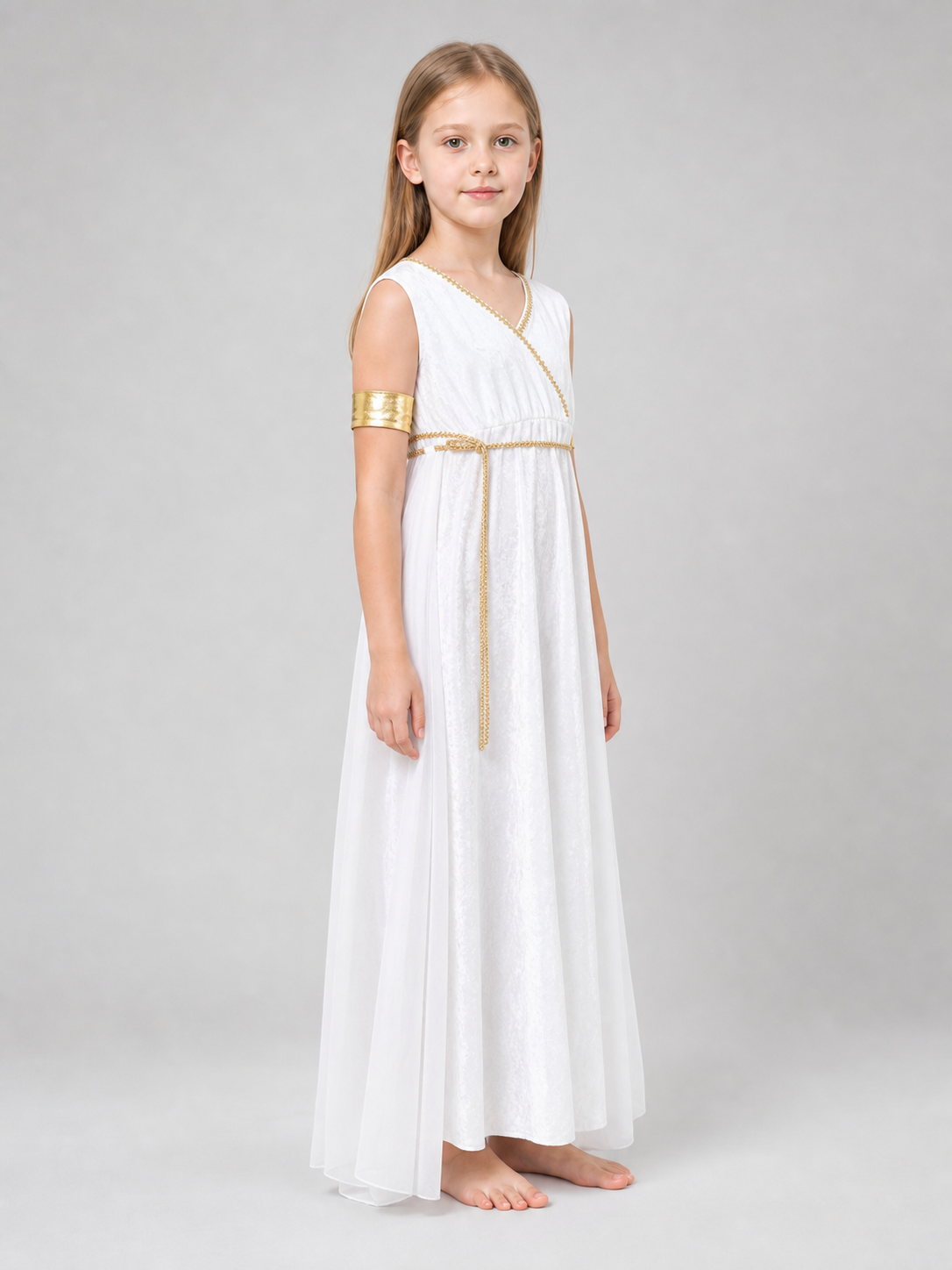 Greek-Style Costume Dress with Accessories