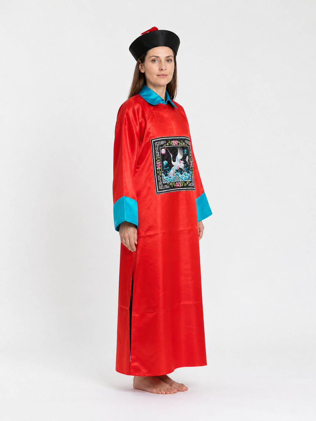 Zombie Costume with Robe and Mask for Halloween side view
