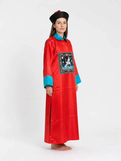 Zombie Costume with Robe and Mask for Halloween side view