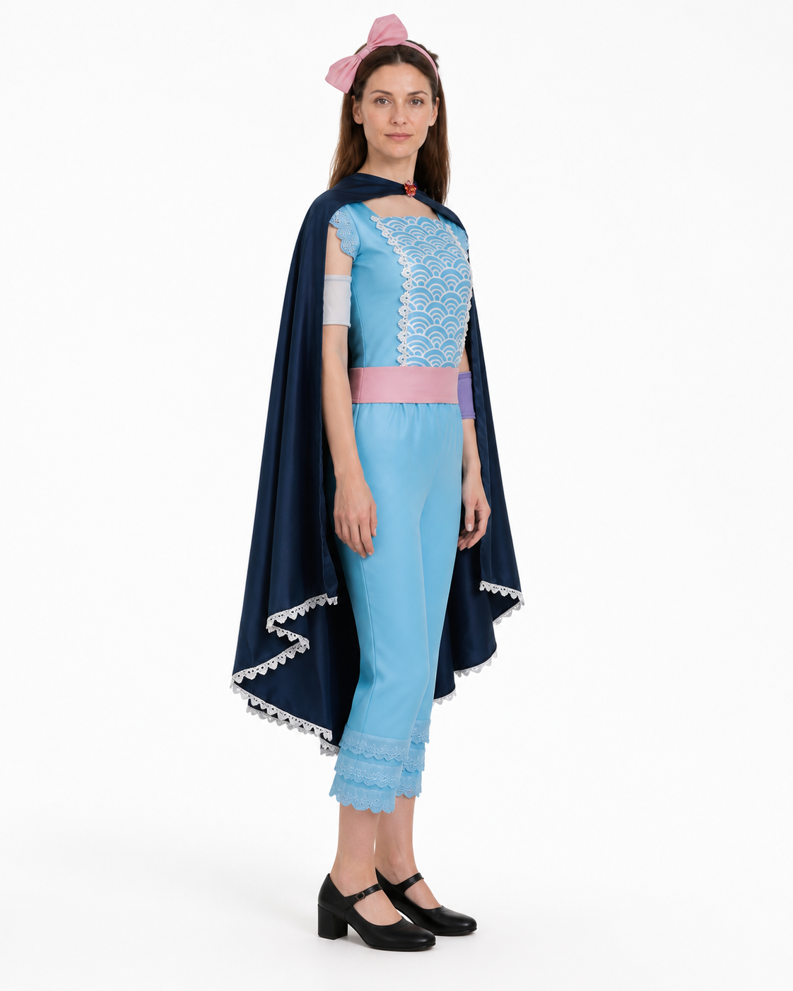 Bo Peep Cosplay Costume with Cape from Toy Story side view