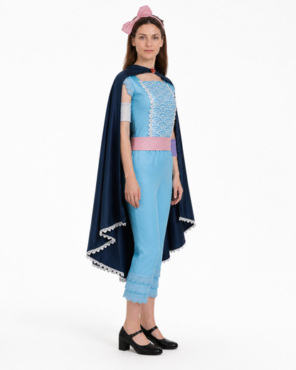 Bo Peep Cosplay Costume with Cape from Toy Story side view