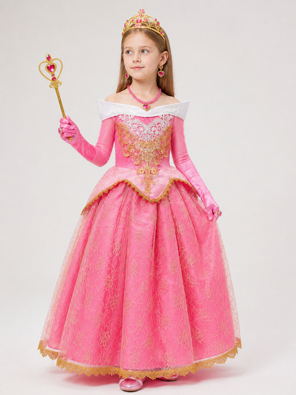 Princess Costume Set for Halloween and Cosplay side view