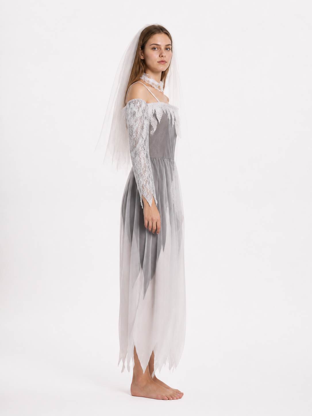 Halloween Costume: Dress and Veil