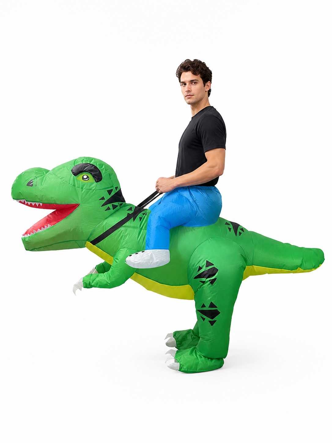 Inflatable Dinosaur Costume for Parties and Carnivals side view