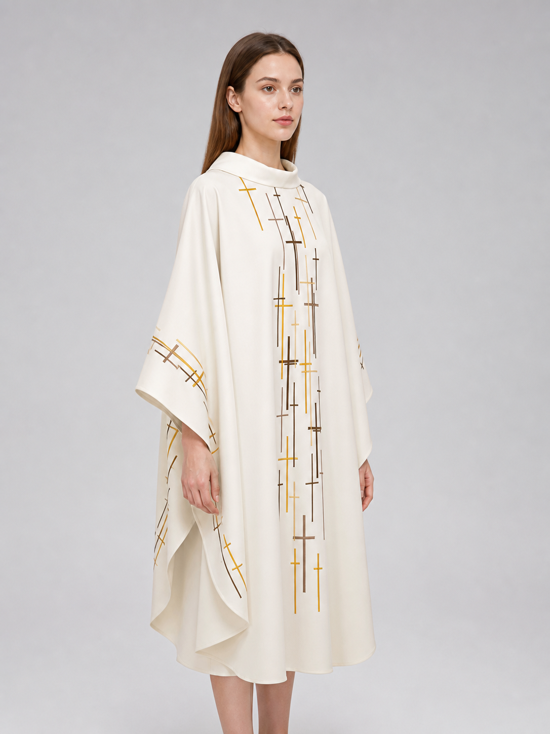 Religious Ceremonial Robe with Cross Pattern