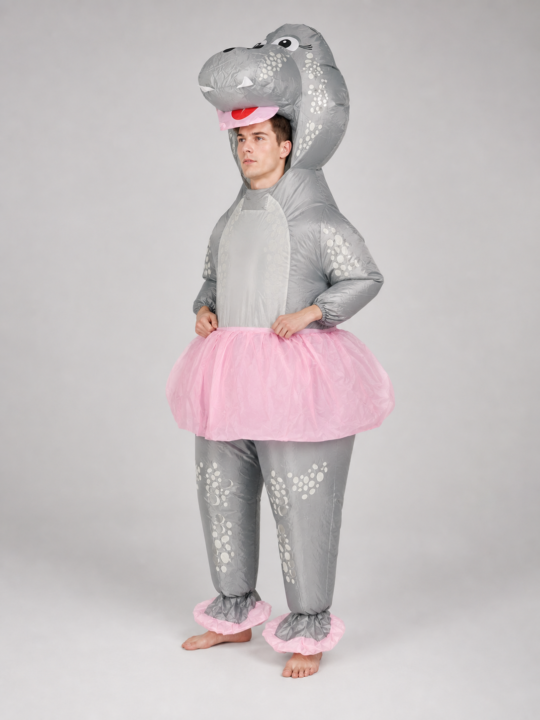 Hippo Costume with Pink Tutu