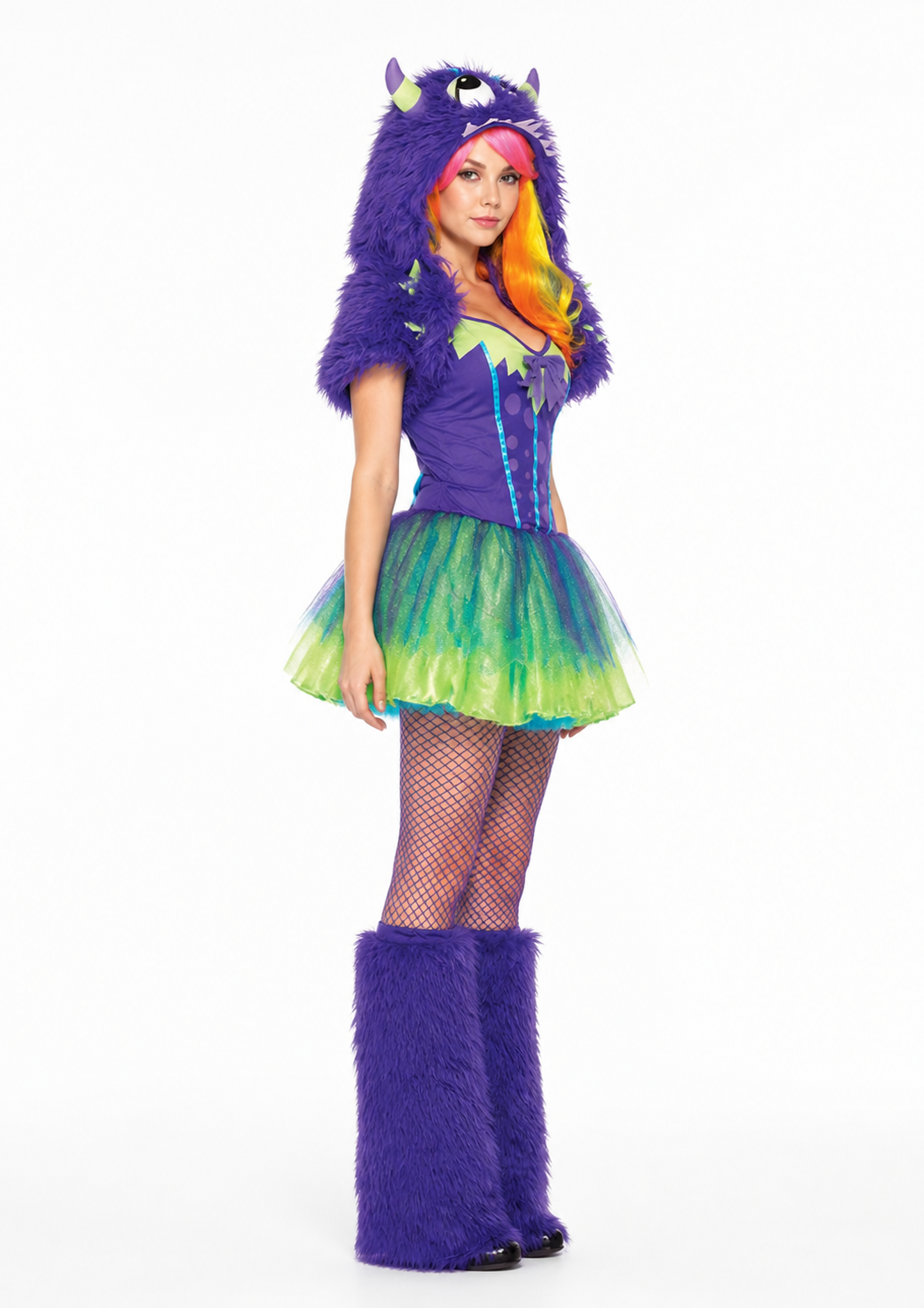 Monster Costume with Horns and a Full Skirt