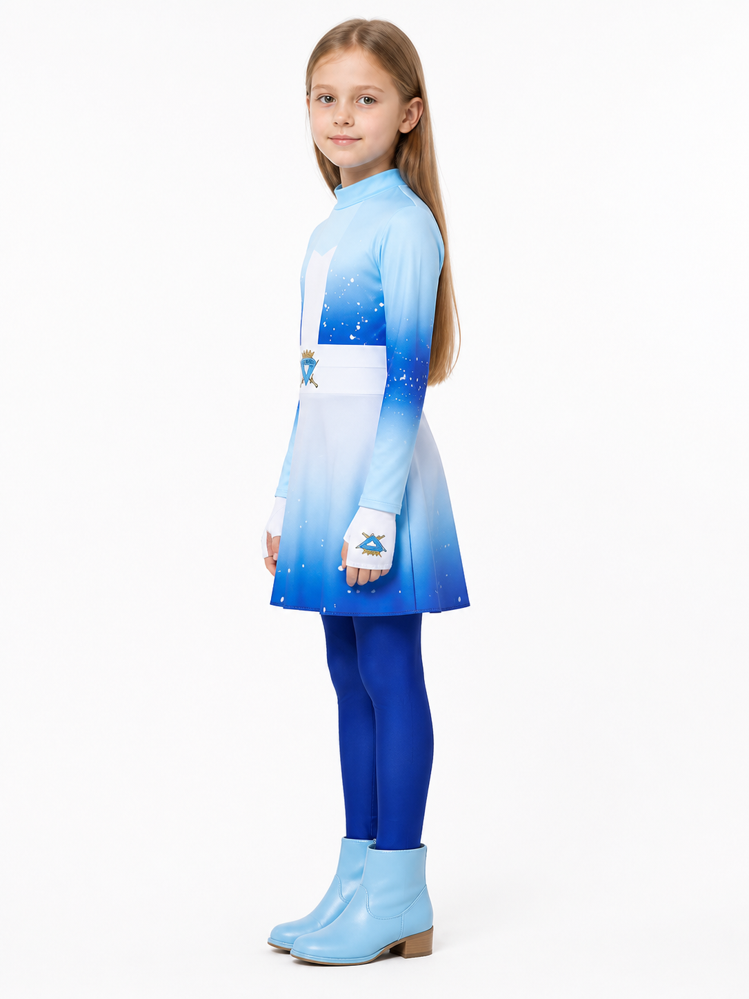 Gradient Princess Dress with White Insert (Halloween) side view