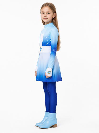 Gradient Princess Dress with White Insert (Halloween) side view