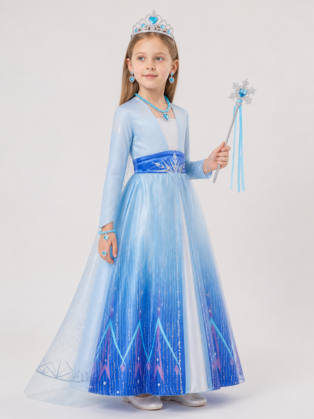 Blue Princess Costume for Halloween and Cosplay