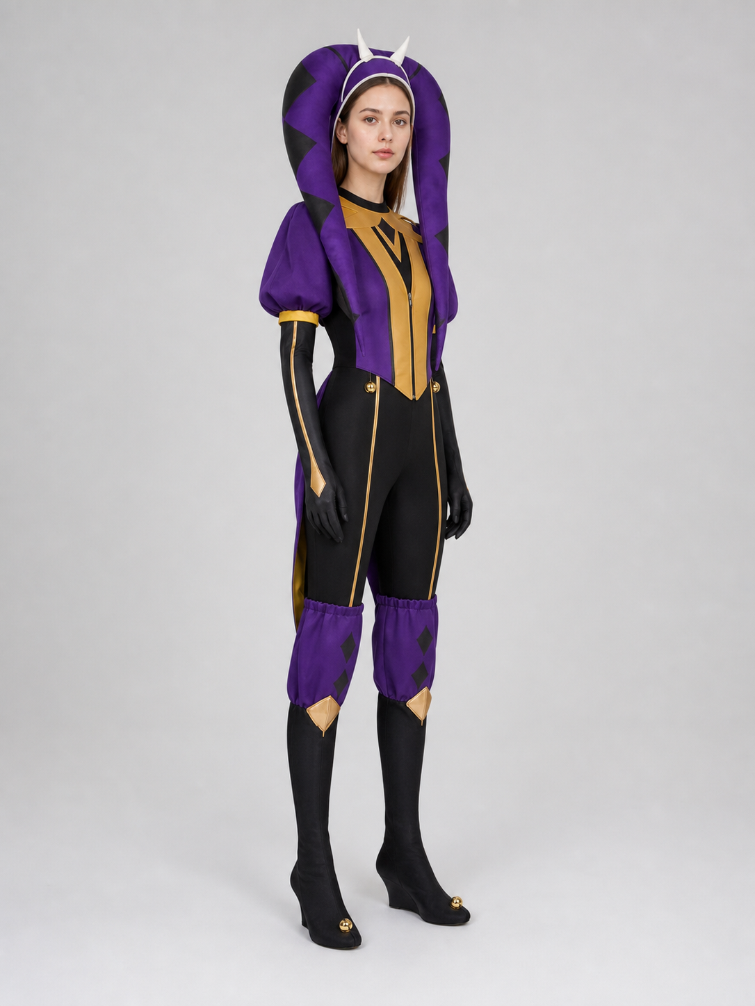 Theatrical Jester-Style Clown Costume