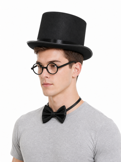 Magician Costume Hat with Halloween Accessories