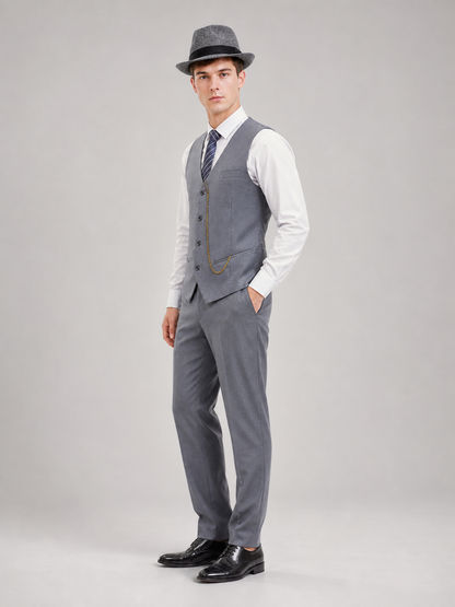 Retro Set: Vest, Shirt, Hat, and Accessories