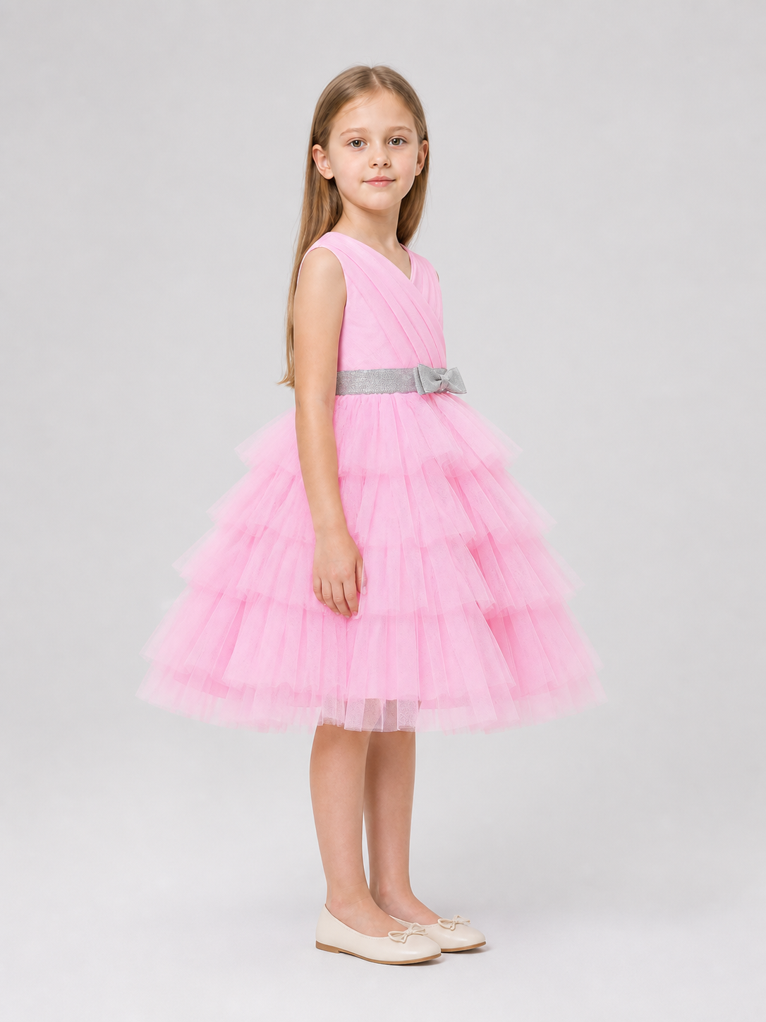 European Tutu Dress with Bow for Performances