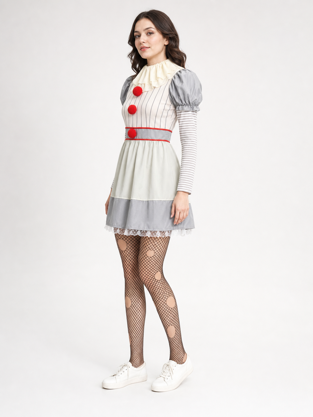 Clown Costume Dress for Halloween and Carnival