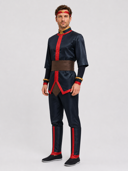 Avatar Cosplay Set with Red Trim side view