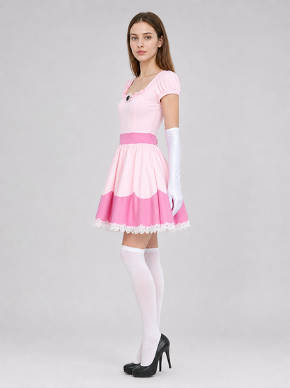 Princess Costume with Dress and Crown