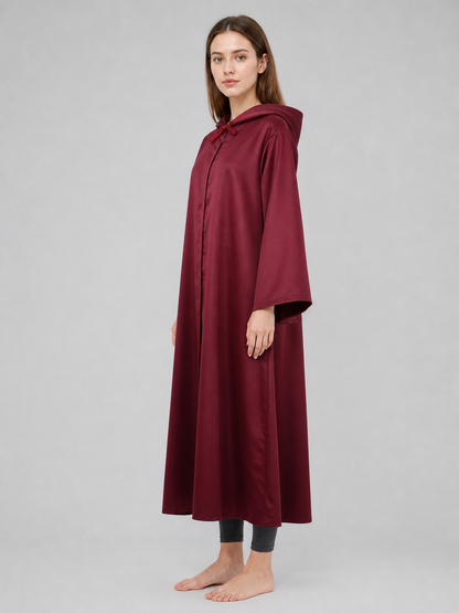 Hooded Cosplay Cloak, Burgundy