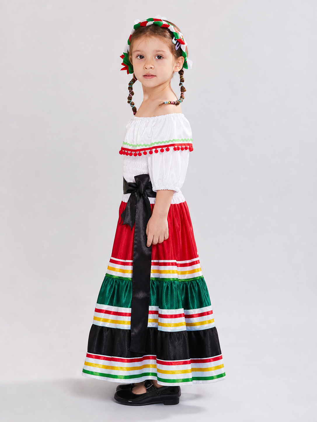 Mexican-Style Folk Dress for Celebrations