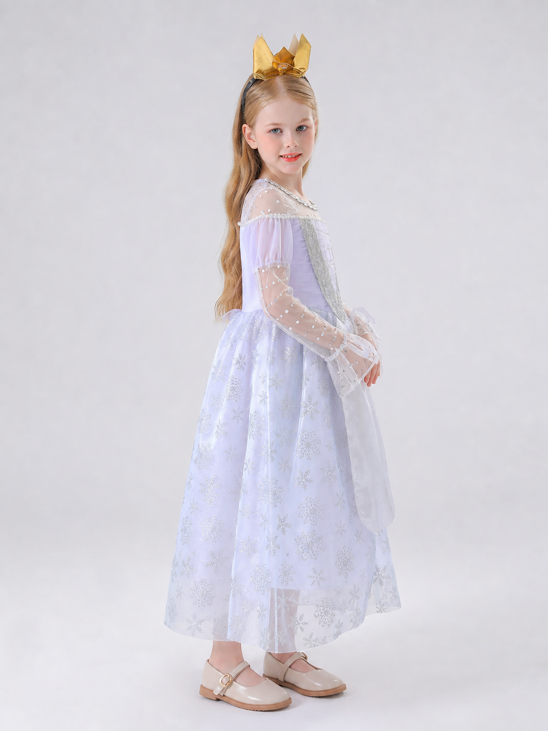 Alice “White Queen” Cosplay Costume, Dress