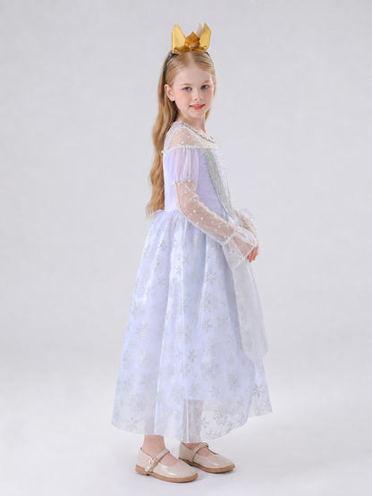Alice “White Queen” Cosplay Costume, Dress
