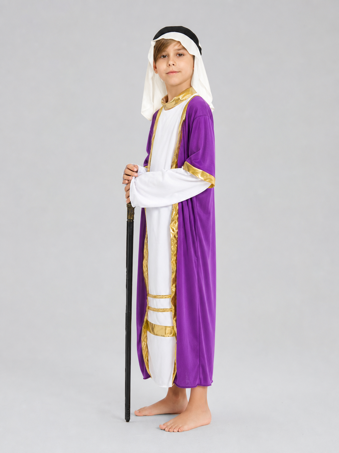 Arabian-style carnival costume with accessories