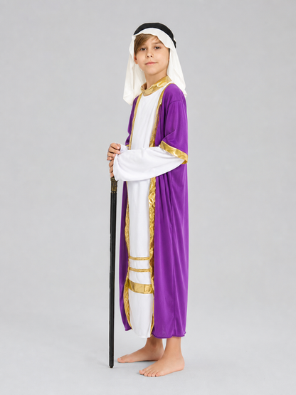 Arabian-style carnival costume with accessories
