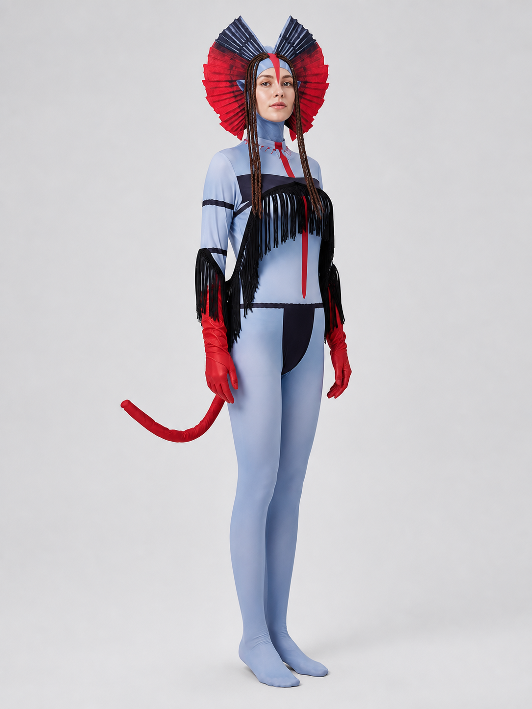 Avatar 3 Cosplay Costume — Jumpsuit with Headpiece side view