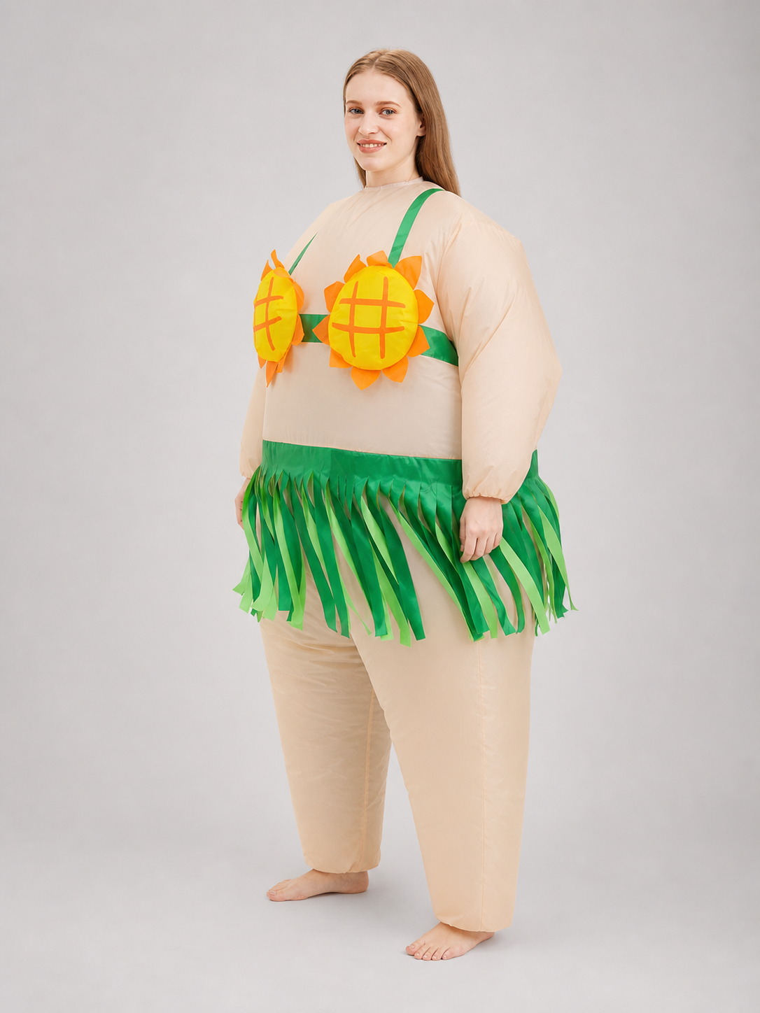 Inflatable Sunflower Costume with Fan