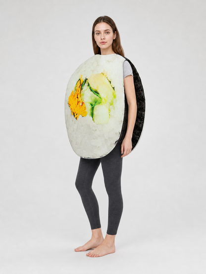 Food-Print Tunic Costume for Halloween and Cosplay