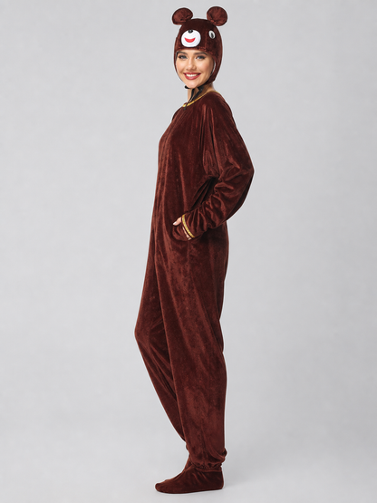 Brown Bear Costume, Jumpsuit