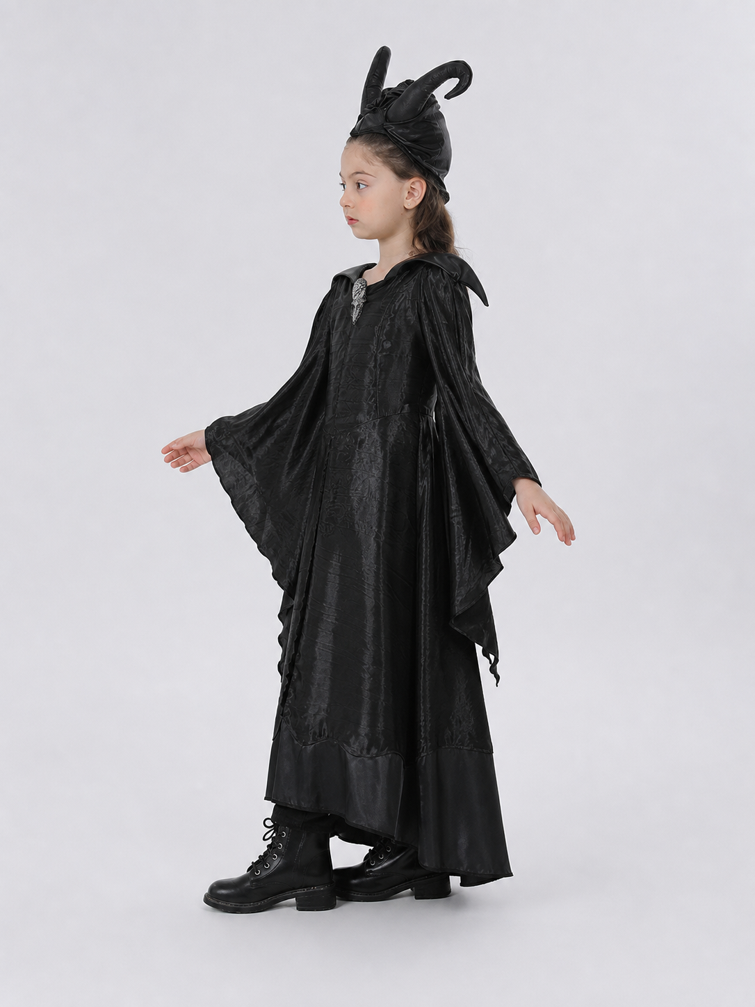 Halloween Costume: Dress and Horned Headpiece